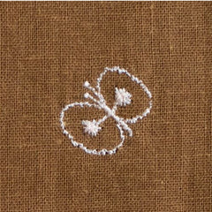 Cho Musubi - 24101-106 50 Mina Perhonen Linen Embroidery butterfly