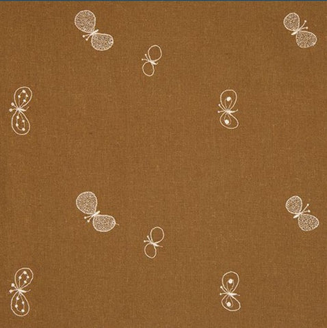 Cho Musubi - 48 Mina Perhonen Linen Embroidery L choucho Brown