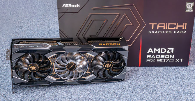 ASRock Radeon RX 9070 XT Taichi OC Review - Excellent Cooling