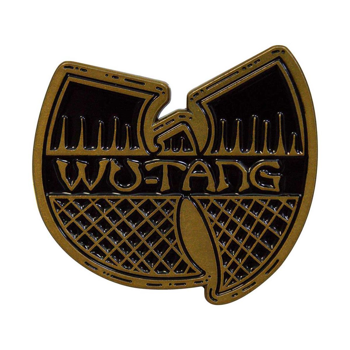 Wu-Tang Clan メタルピンバッジ ウータン・クラン Black & Gold Logo