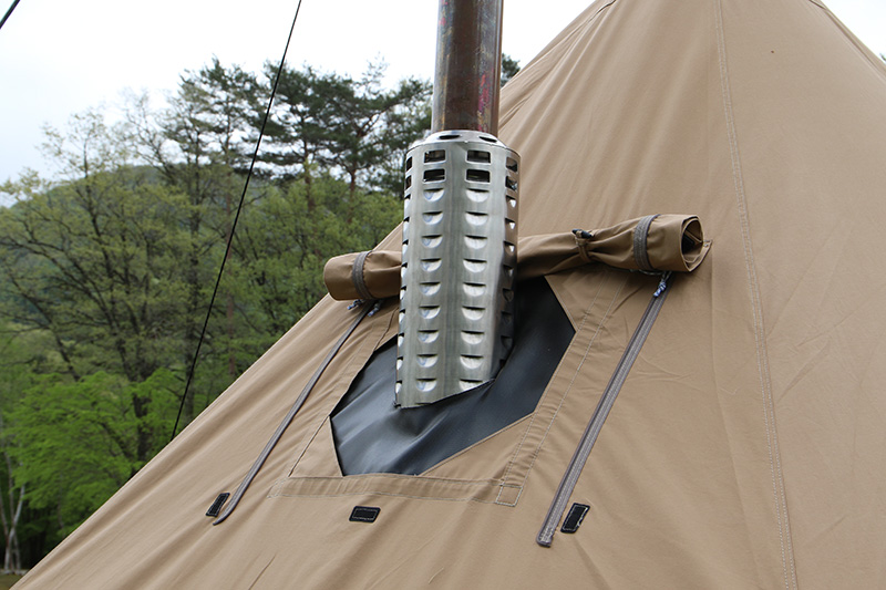 チムニーホール取付けサービス｜CUSTOMIZE｜PRODUCTS｜tent-Mark DESIGNS