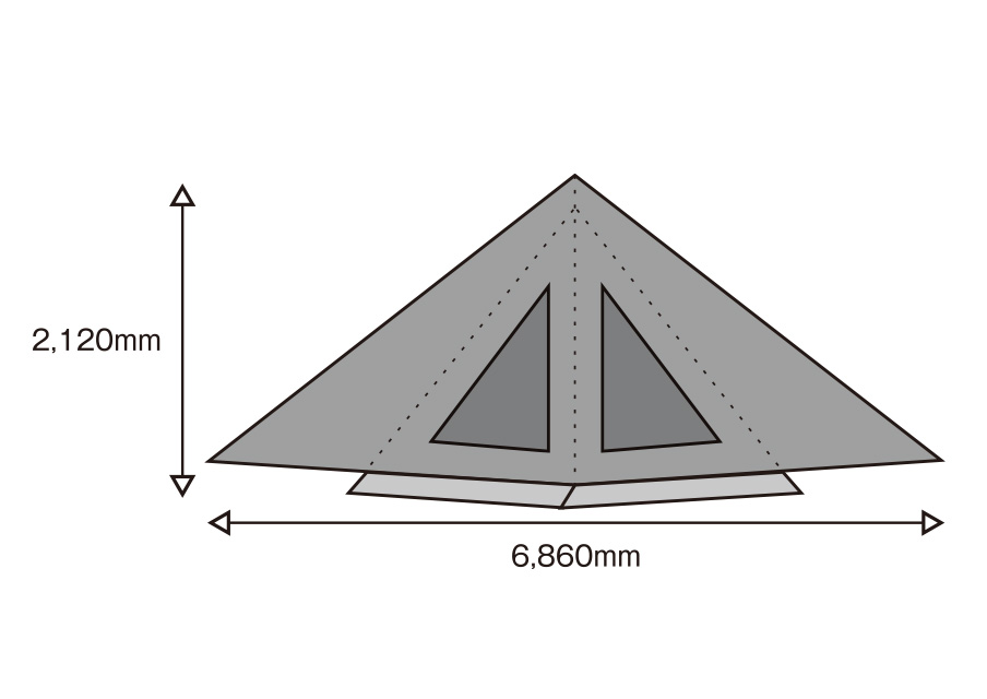 サーカスTC DX MID＋専用窓付きフロントフラップ｜TENT｜PRODUCTS