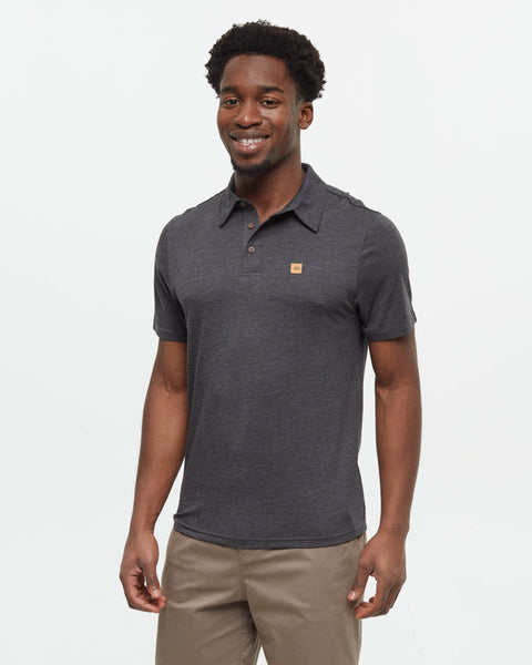 Black-Mens-Short-Sleeve-Polo-