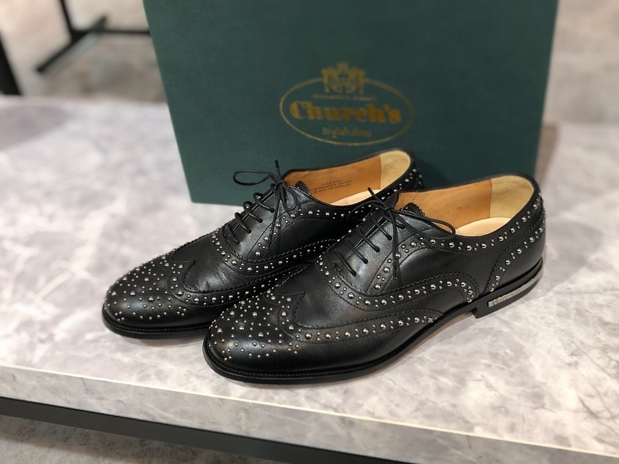 Church's/チャーチ】メタルスタッズが付いたBURWOOD/バーウッドが入荷