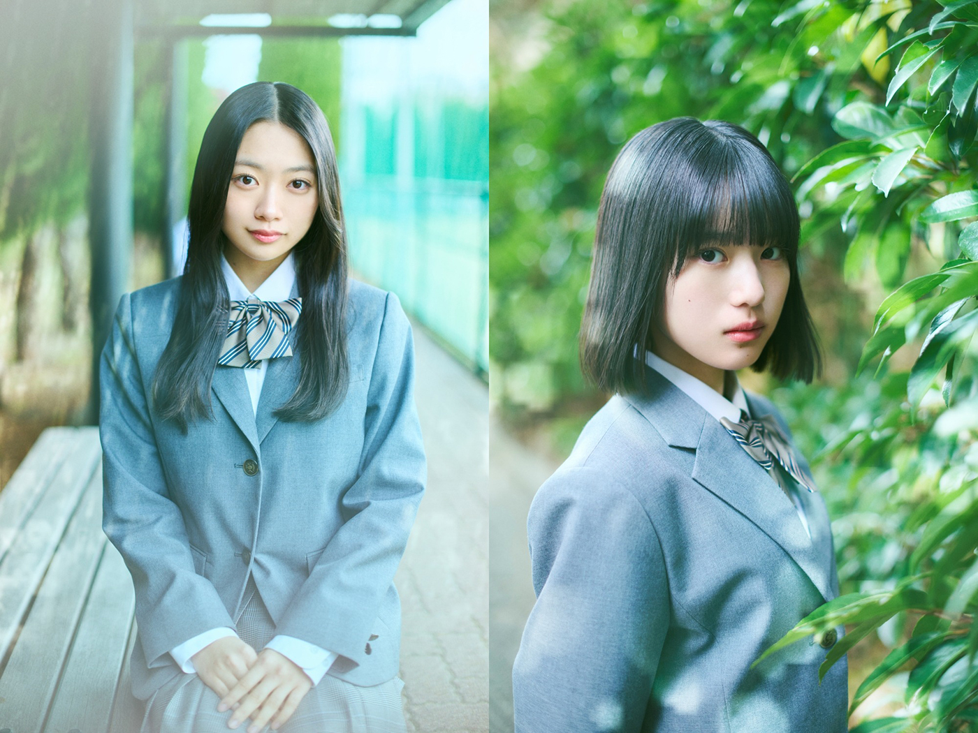 乃木坂46 6期生・小津玲奈＆増田三莉音、撮り下ろし写真＆手書き