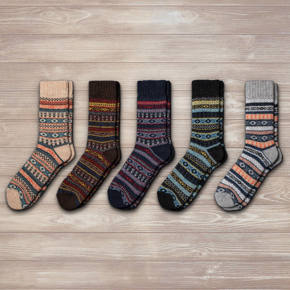 Ragnar Wool（5足） - Nordic Socks JP
