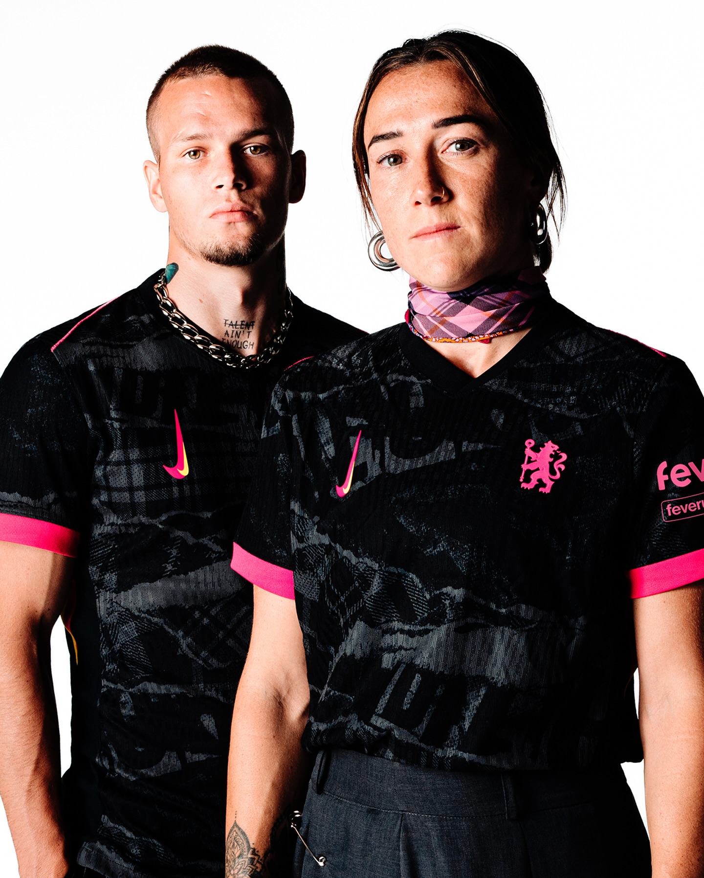 Chelsea release new pink and black 'punk-inspired' third kit for