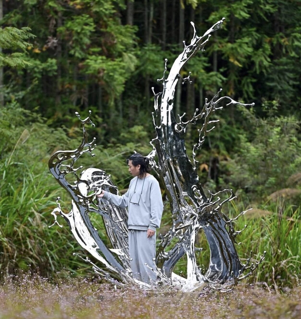 Splashes of Stainless Steel by Zheng Lu Embrace Philosophy