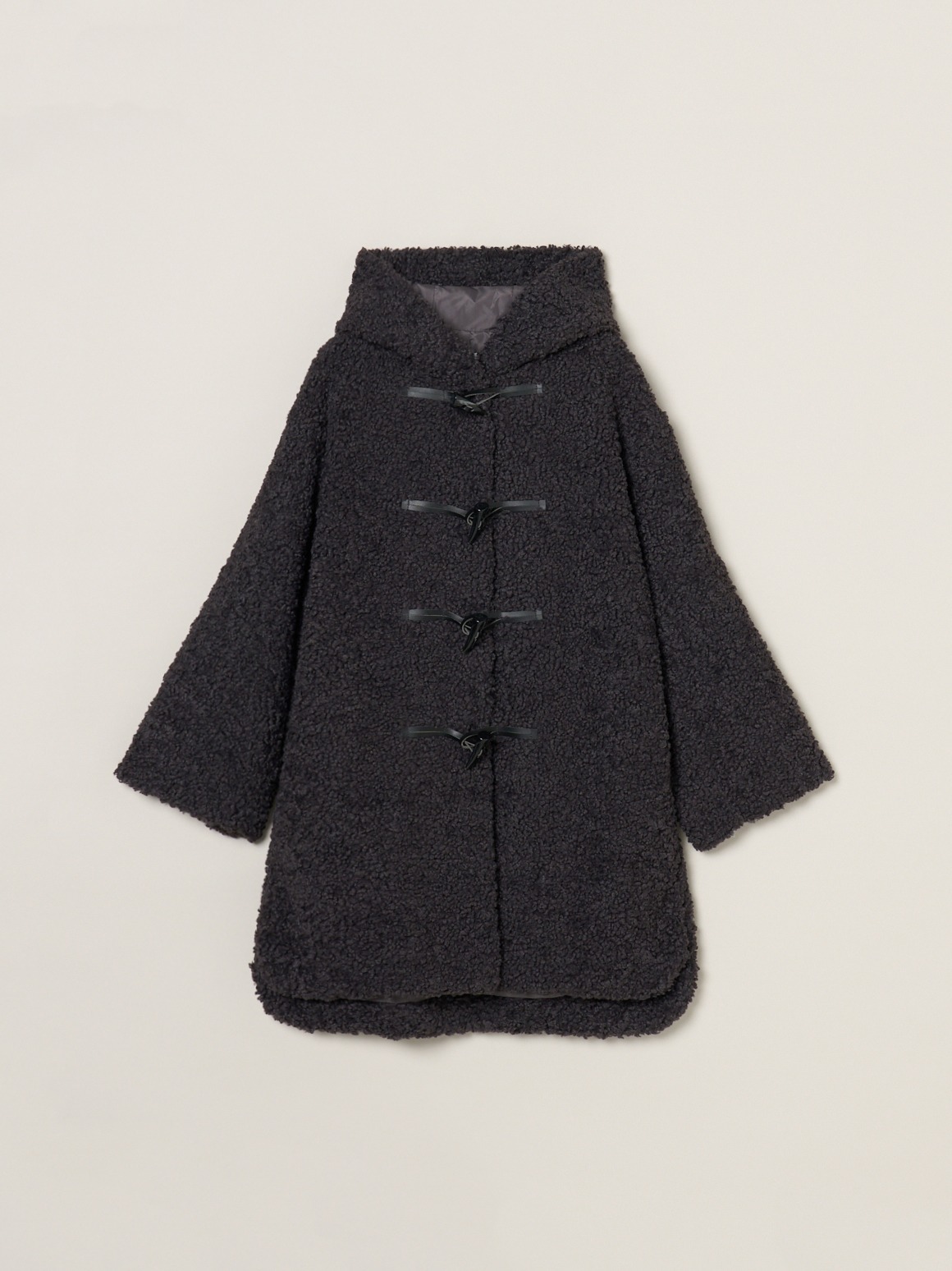 Aubrey】Poodle boa duffle coat｜スリードッツ オフィシャル