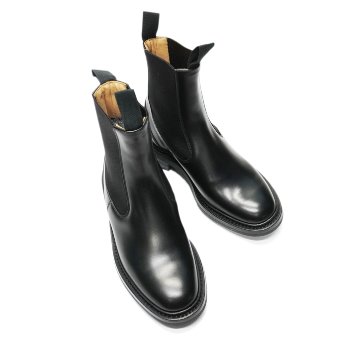 Tricker's（トリッカーズ）プレーントゥサイドゴアブーツ（リッジ