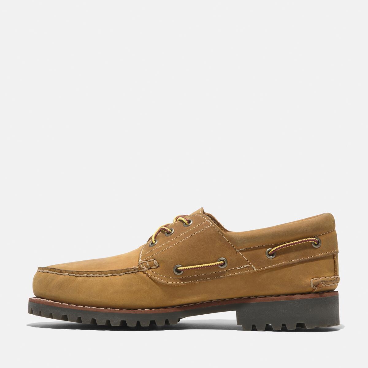 Buy Men's Authentic 3-Eye Classic Lug in Wheat Full Grain - Online