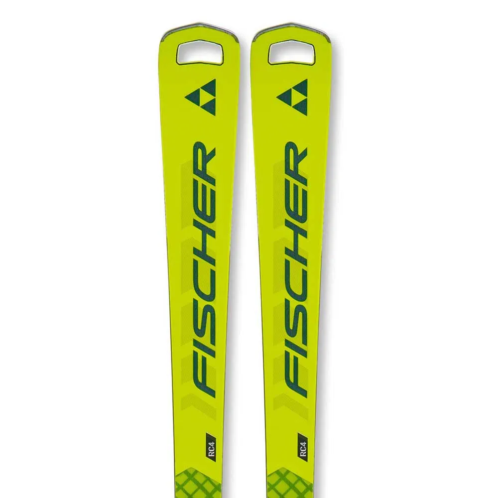 Fischer RC4 WC SC Pro M-Plate+RC4 Z13 FF alpine skis pack Yellow