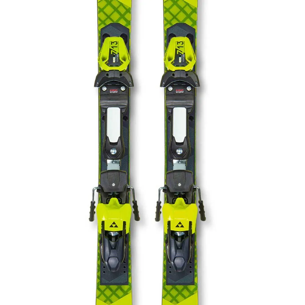 Fischer RC4 WC SC Pro M-Plate+RC4 Z13 FF alpine skis pack Yellow