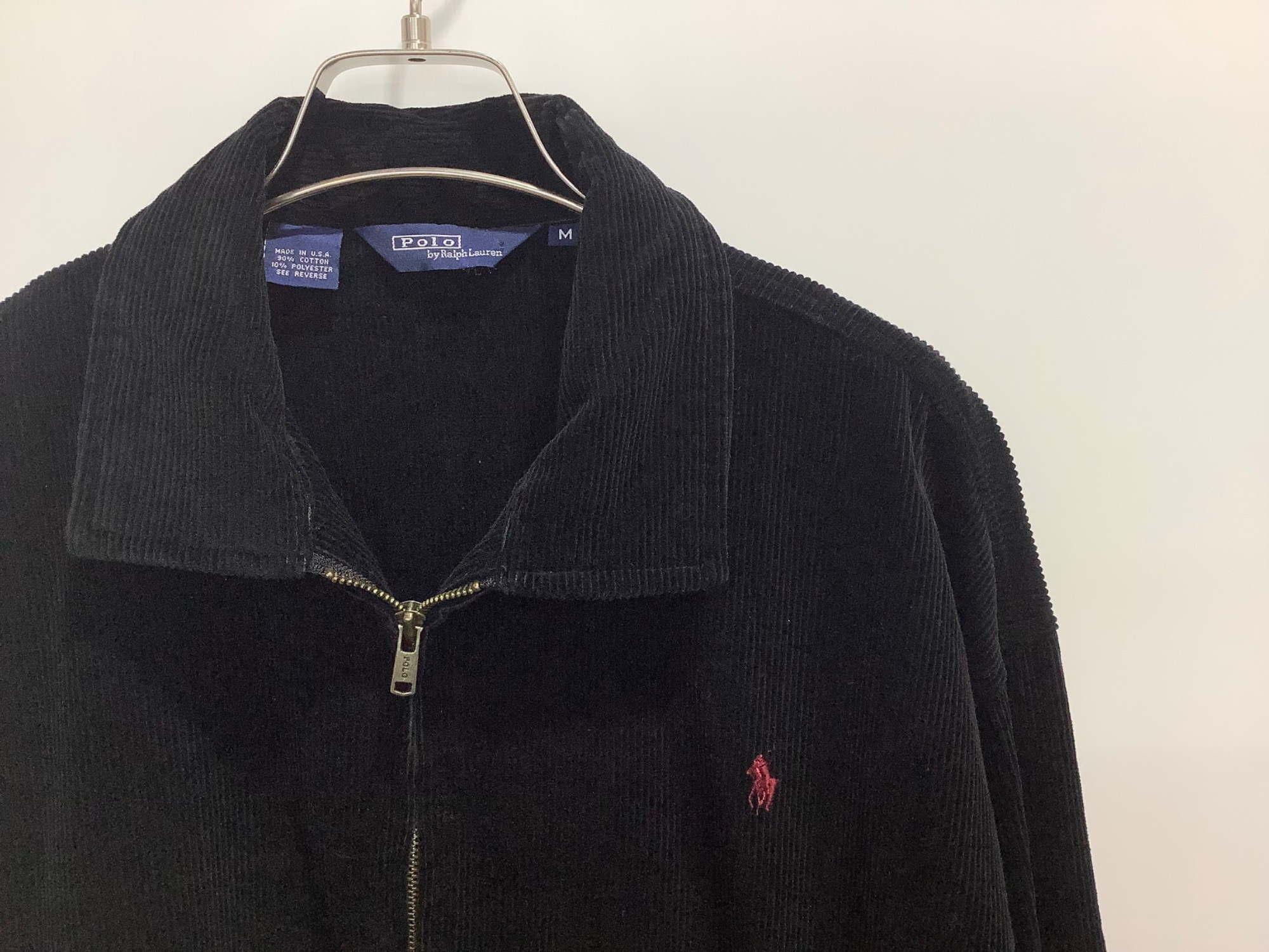 Polo Ralph Lauren USA製 ブラックコーデュロイジャケット が入荷