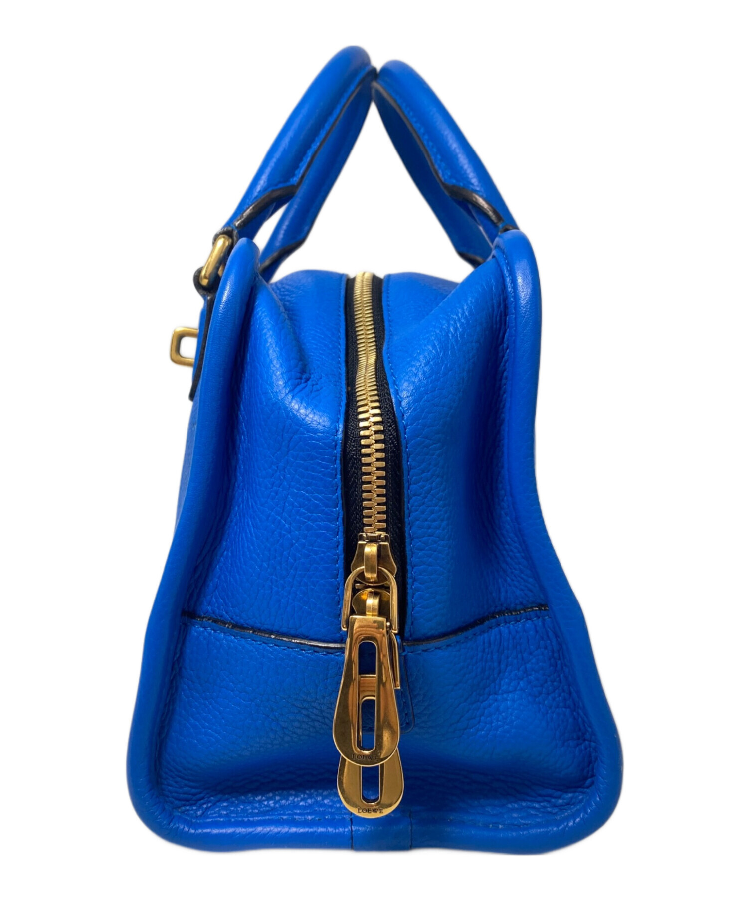 中古・古着通販】LOEWE (ロエベ) アマソナ28/ハンドバッグ ブルー