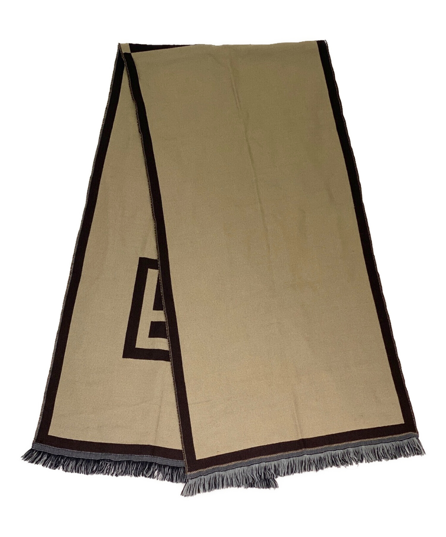 中古・古着通販】FENDI (フェンディ) FFロゴマフラー ブラウン