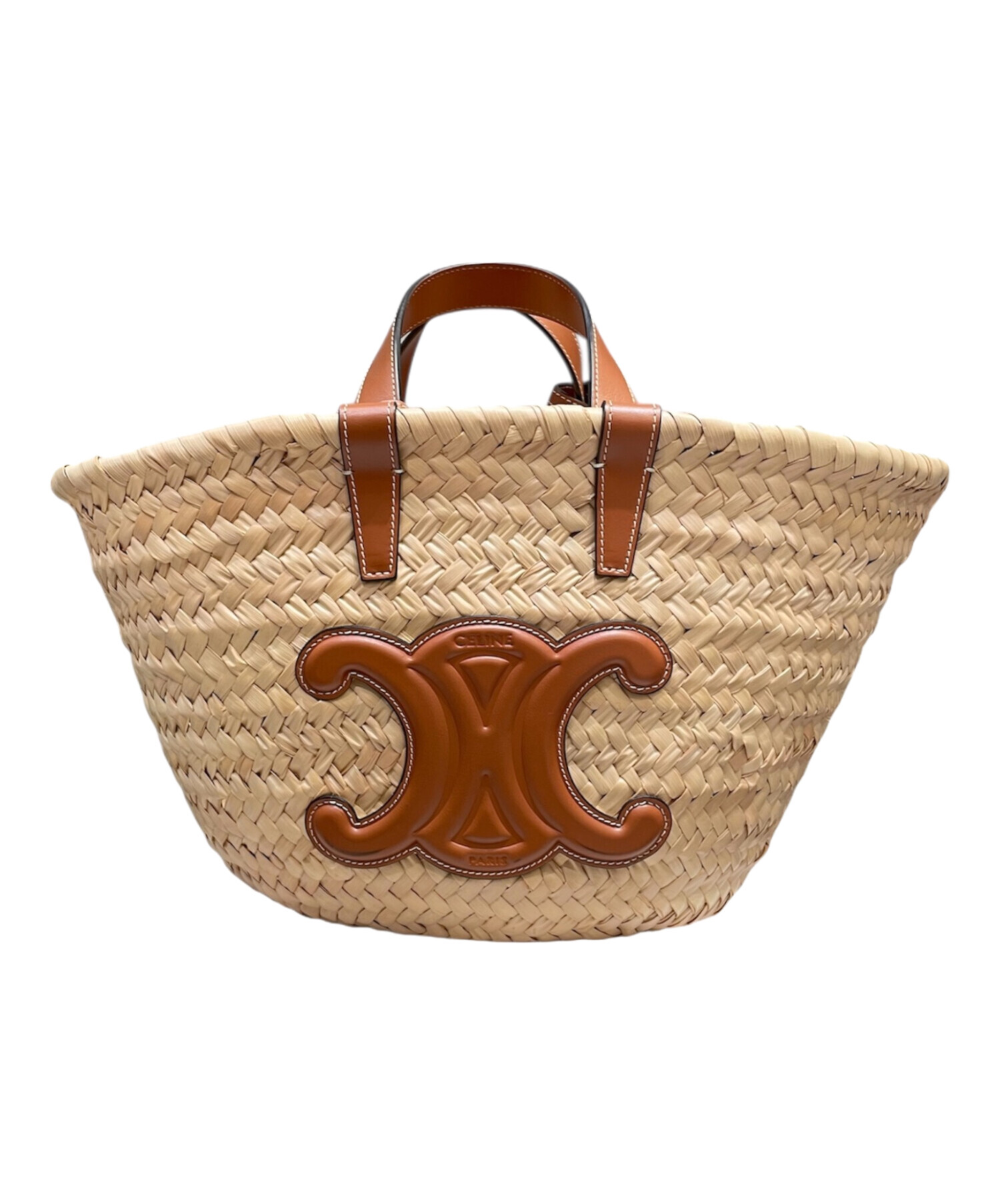 中古・古着通販】CELINE (セリーヌ) パニエカゴバッグ ベージュ サイズ