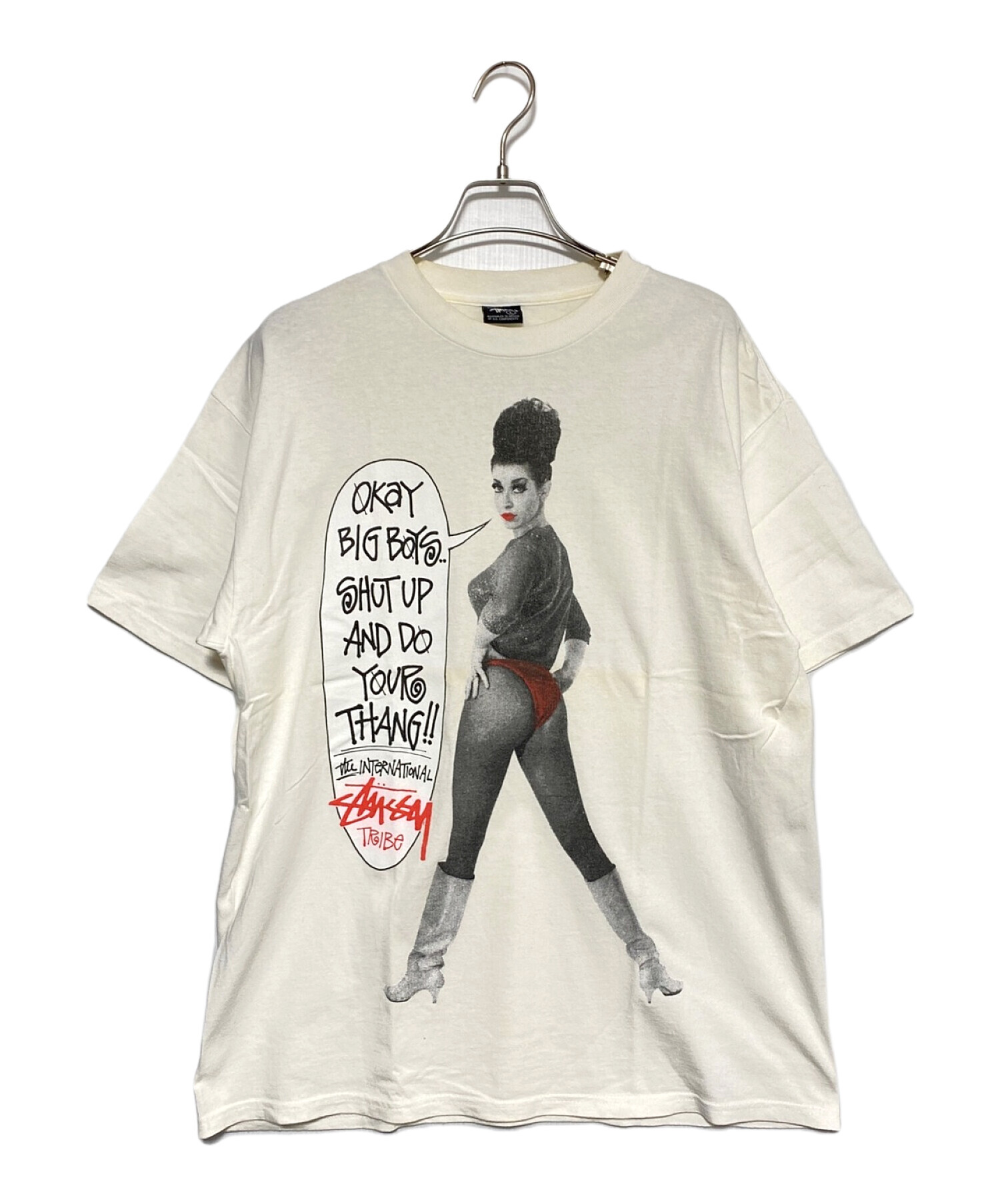 中古・古着通販】stussy (ステューシー) フォトTシャツ ホワイト