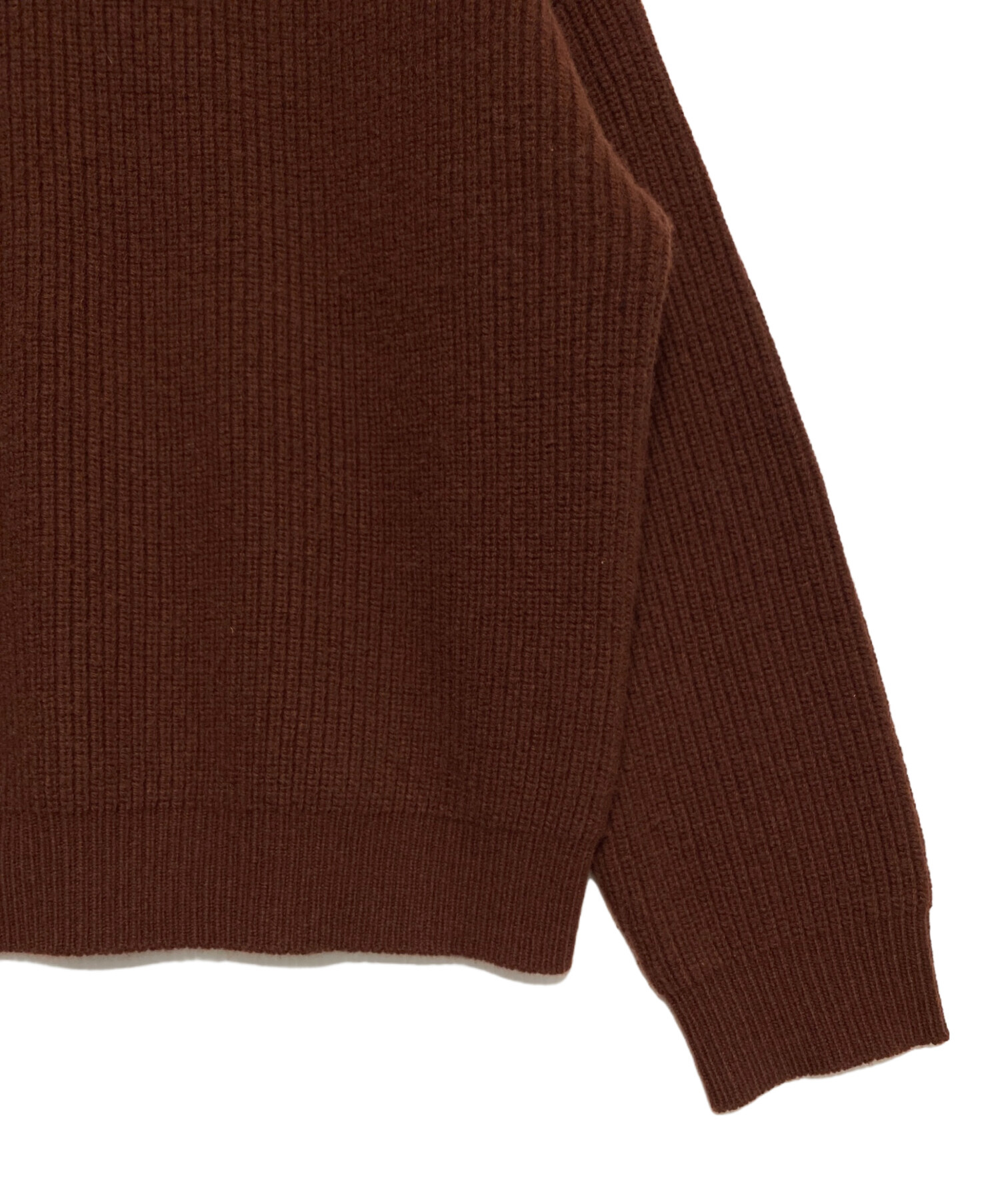 中古・古着通販】TTT MSW (ティー) Wool Pullover Knit ブラウン