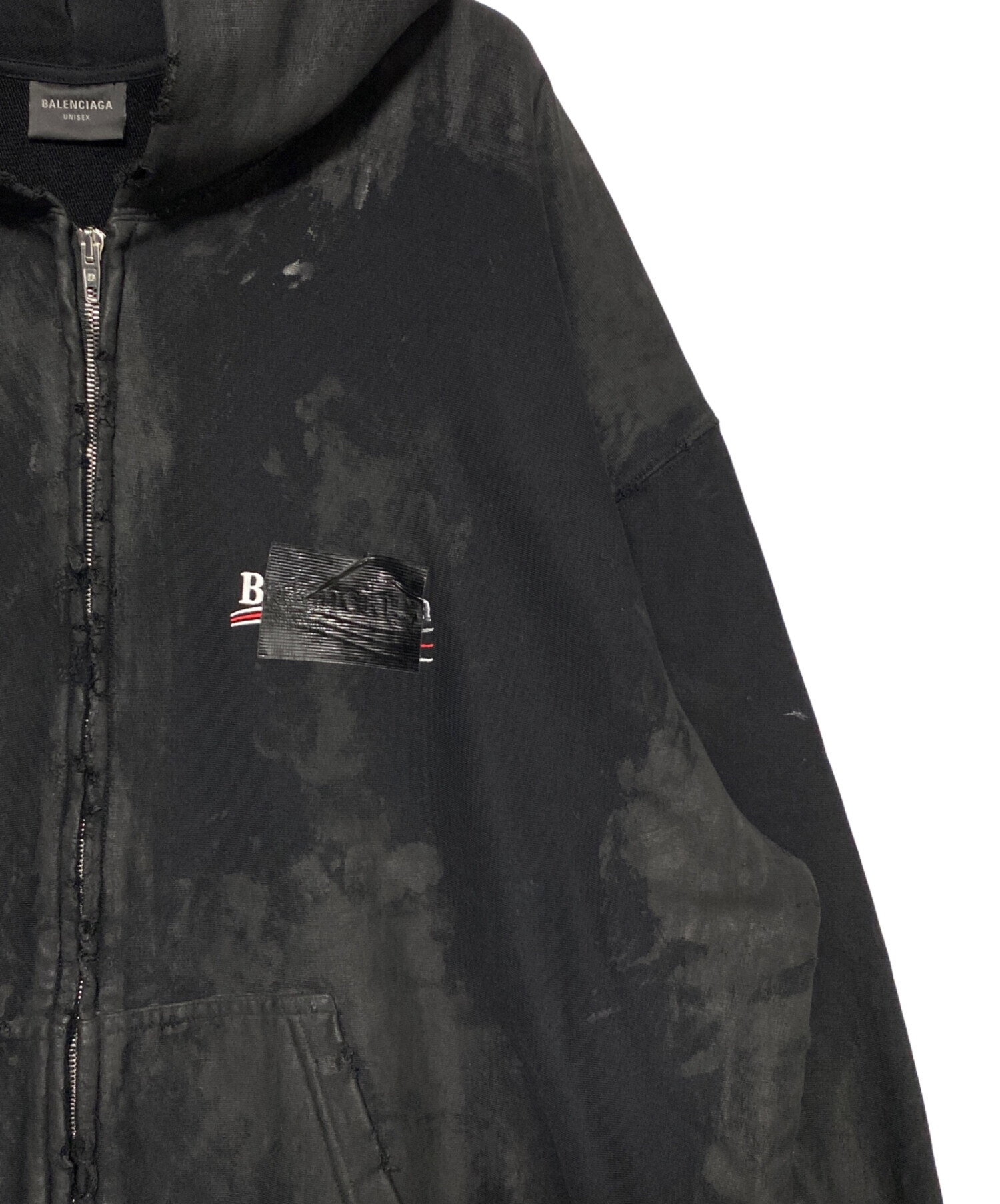 中古・古着通販】BALENCIAGA (バレンシアガ) キャンペーンロゴダメージ