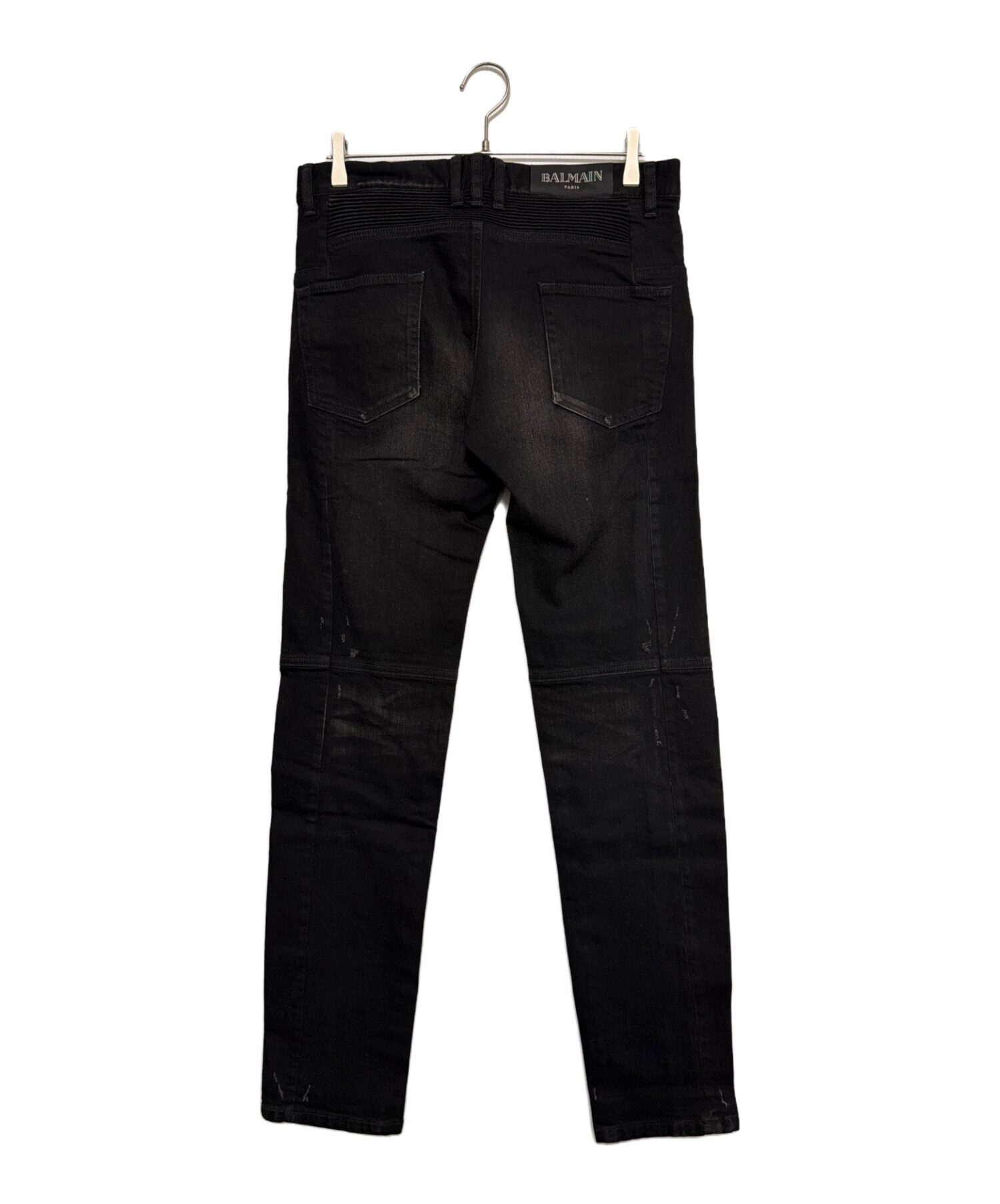 中古・古着通販】BALMAIN (バルマン) スキニーデニムパンツ ブラック