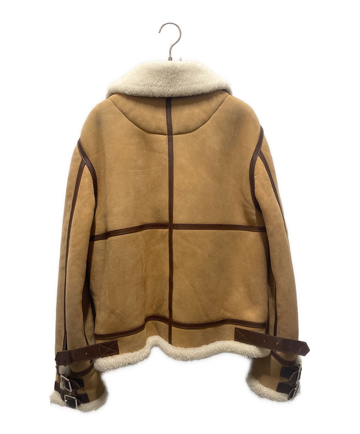 中古・古着通販】LOEWE (ロエベ) ムートンジャケット ベージュ サイズ