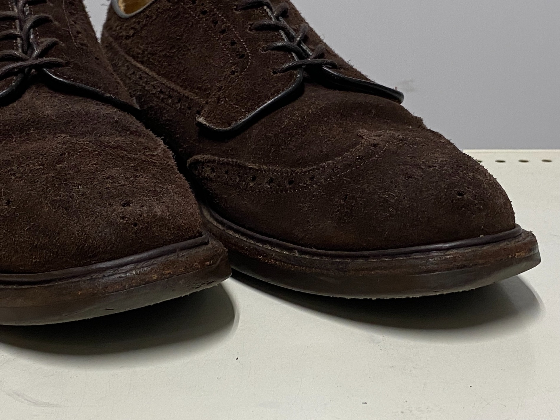 中古・古着通販】CHURCH'S (チャーチ) スエードウィングチップシューズ