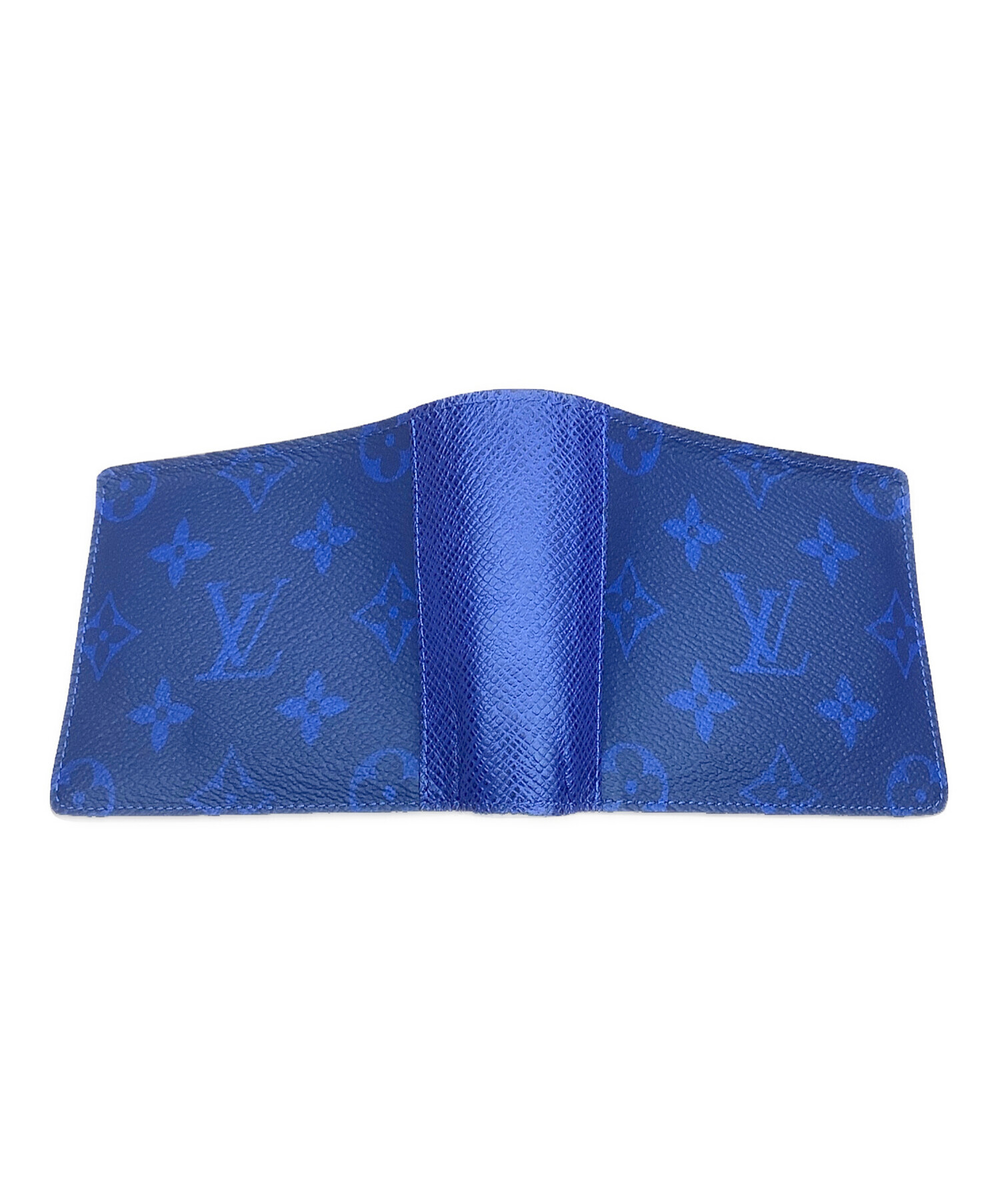 中古・古着通販】LOUIS VUITTON (ルイ ヴィトン) 2つ折り財布 ネイビー