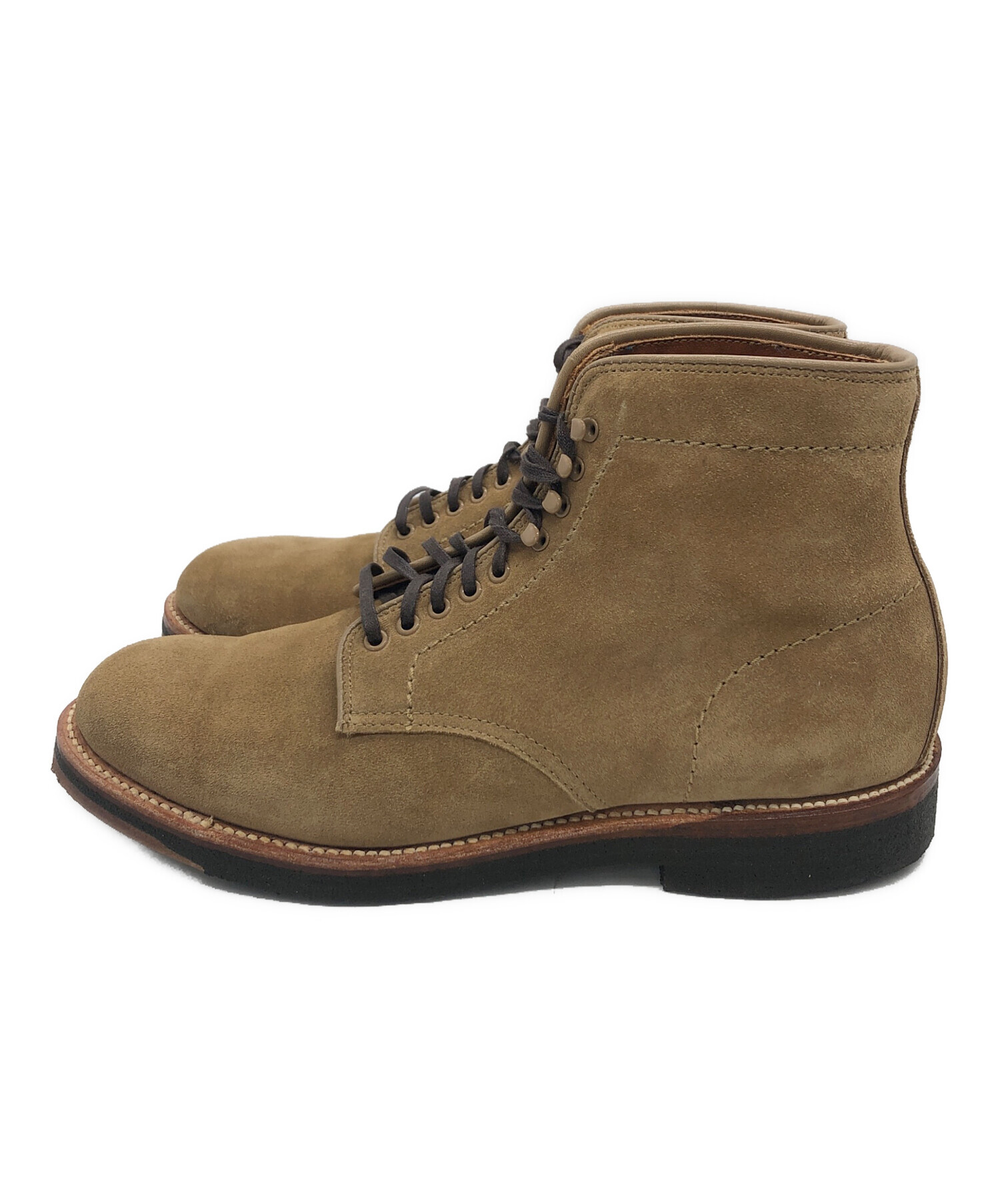 中古・古着通販】ALDEN (オールデン) スウェードブーツ ベージュ
