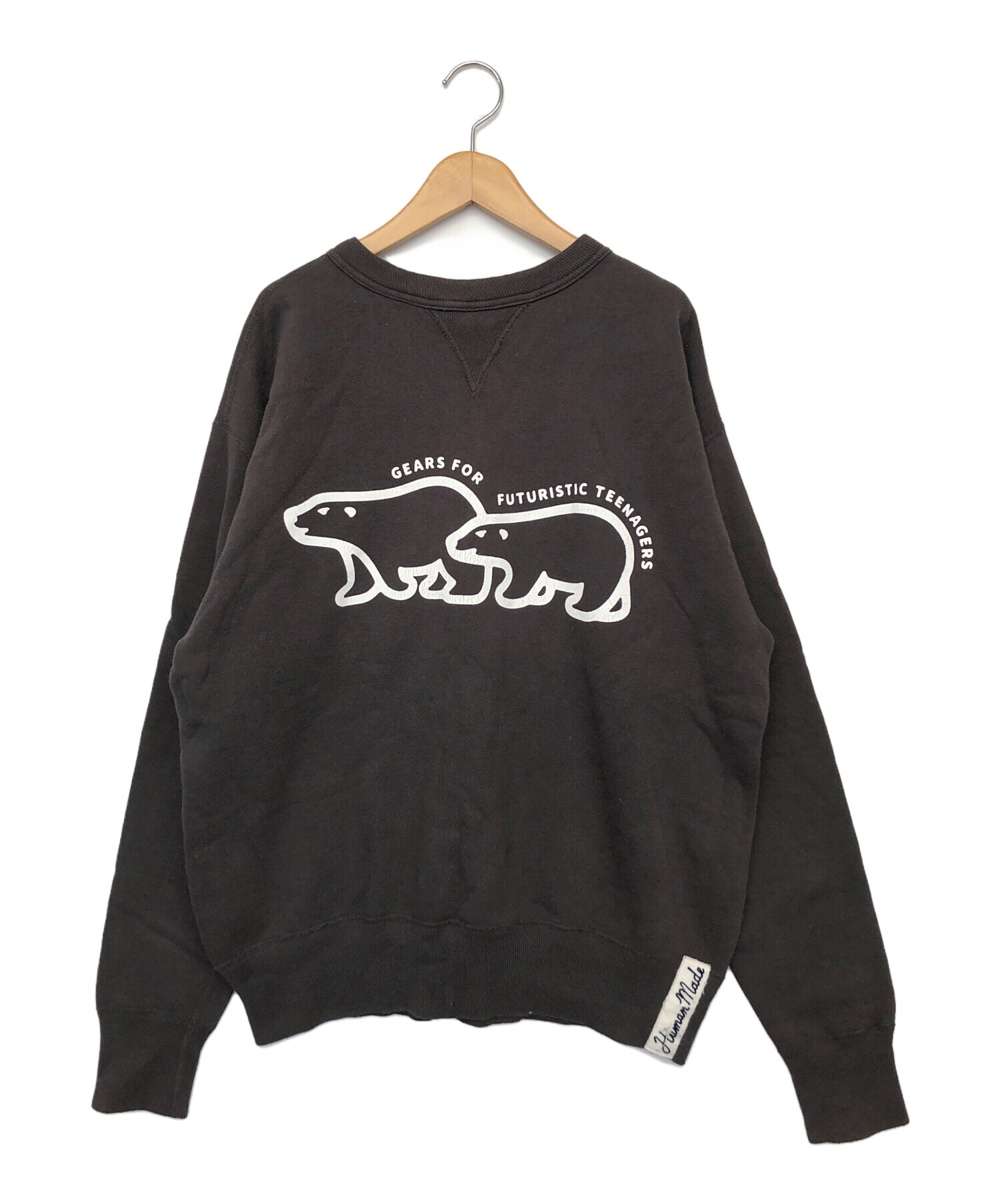 中古・古着通販】HUMAN MADE (ヒューマンメイド) スウェット ブラウン