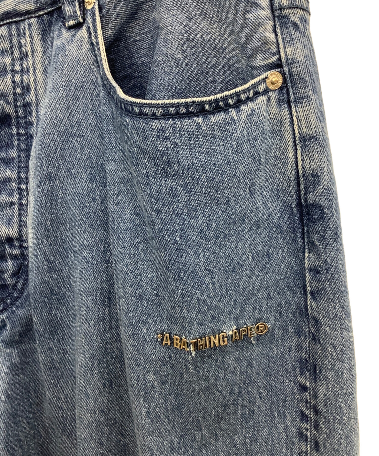 中古・古着通販】A BATHING APE (ア ベイシング エイプ) デニムパンツ