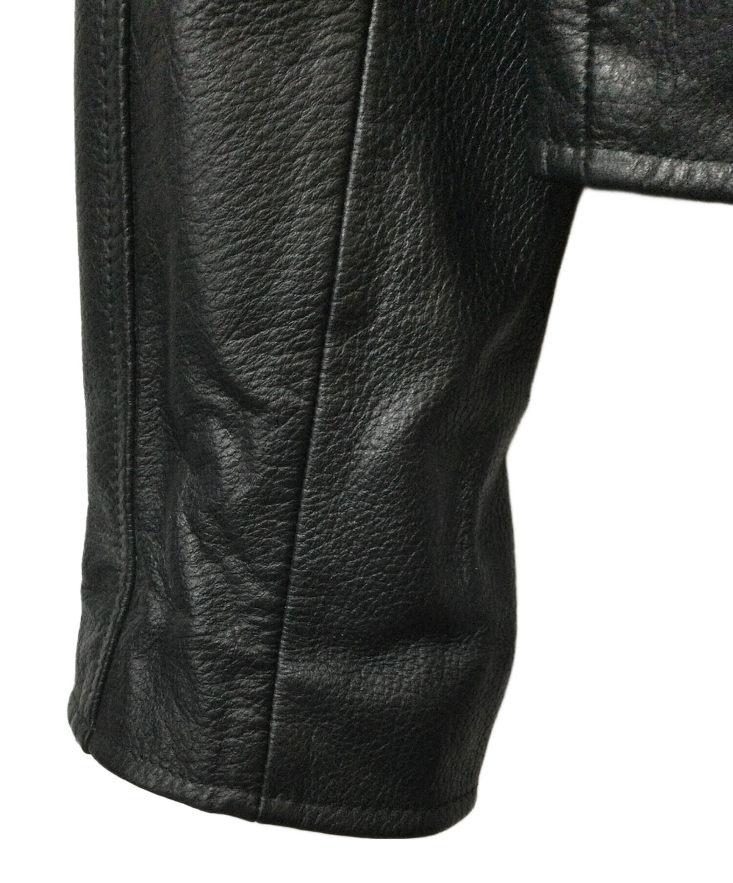 中古・古着通販】ZARA (ザラ) レザージャケット ブラック ブラック