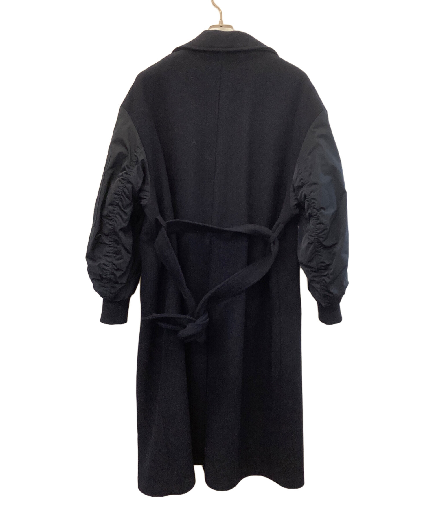 中古・古着通販】ZARA (ザラ) マッチングボンバーコート ネイビー