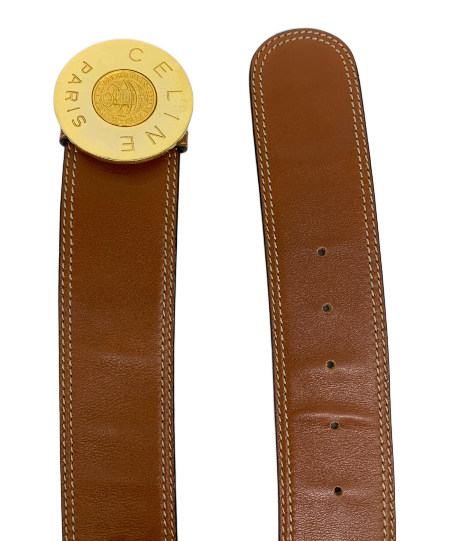 中古・古着通販】CELINE (セリーヌ) ベルト ブラウン｜ブランド・古着