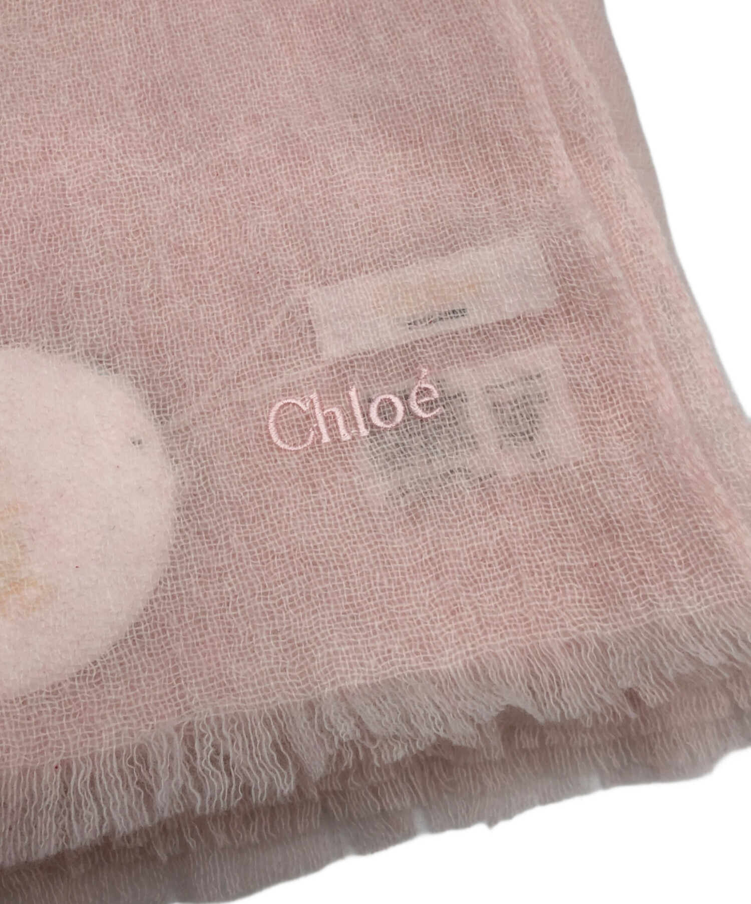 中古・古着通販】Chloe (クロエ) マフラー ピンク｜ブランド・古着通販