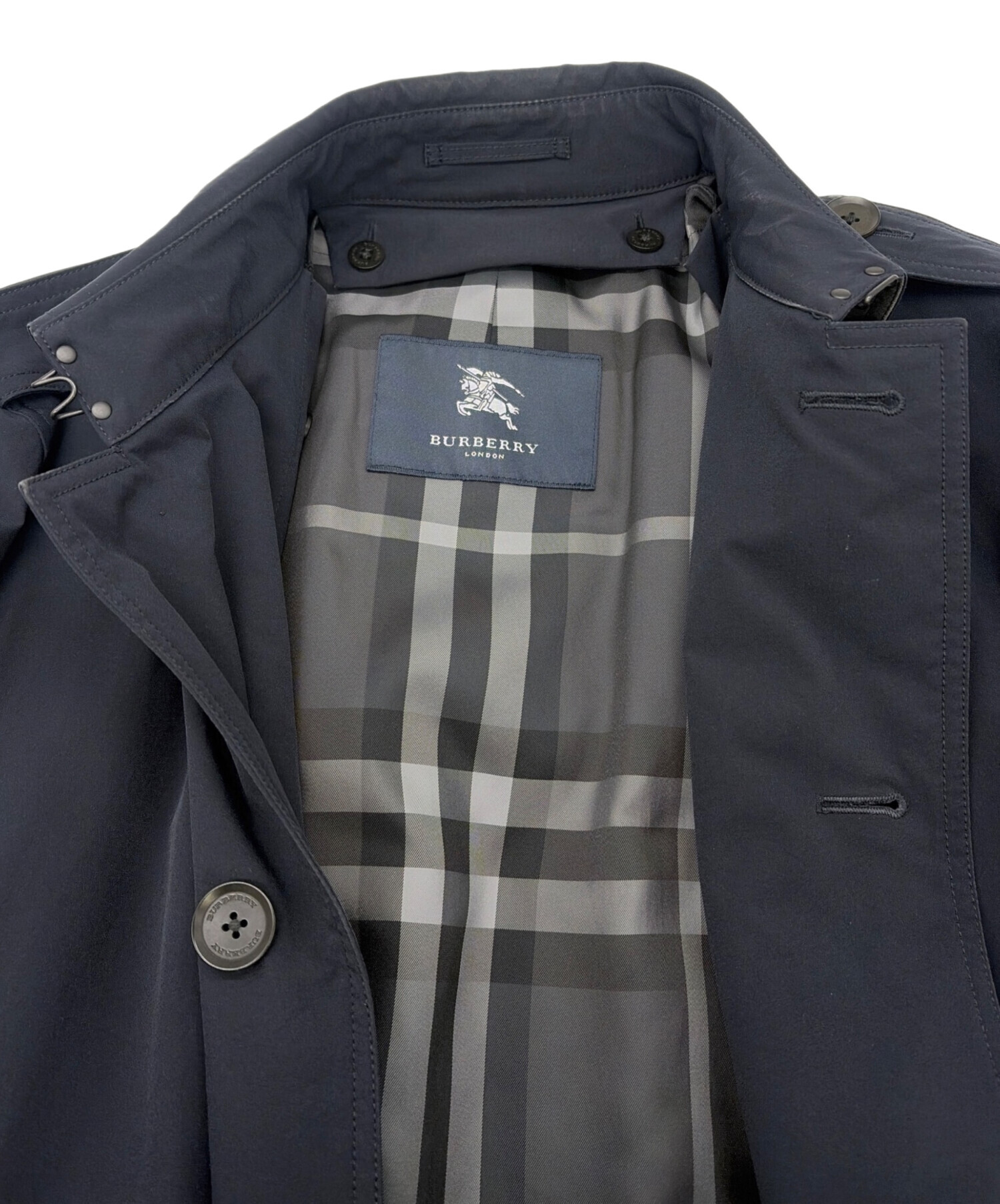 中古・古着通販】BURBERRY (バーバリー) ダウンライナー付ステンカラー