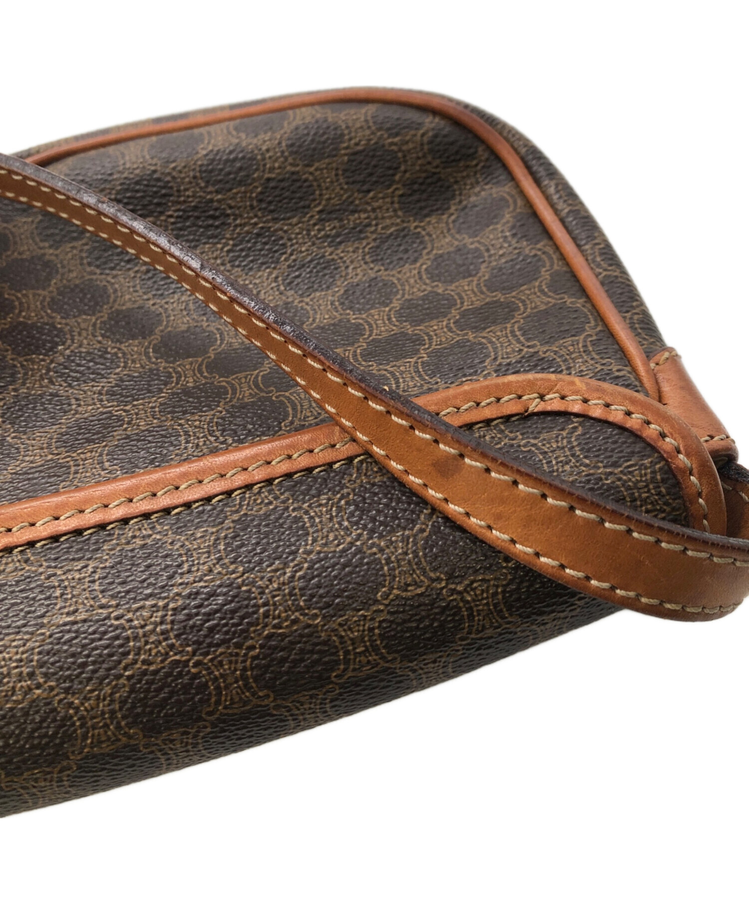 中古・古着通販】CELINE (セリーヌ) マカダム ショルダーバッグ