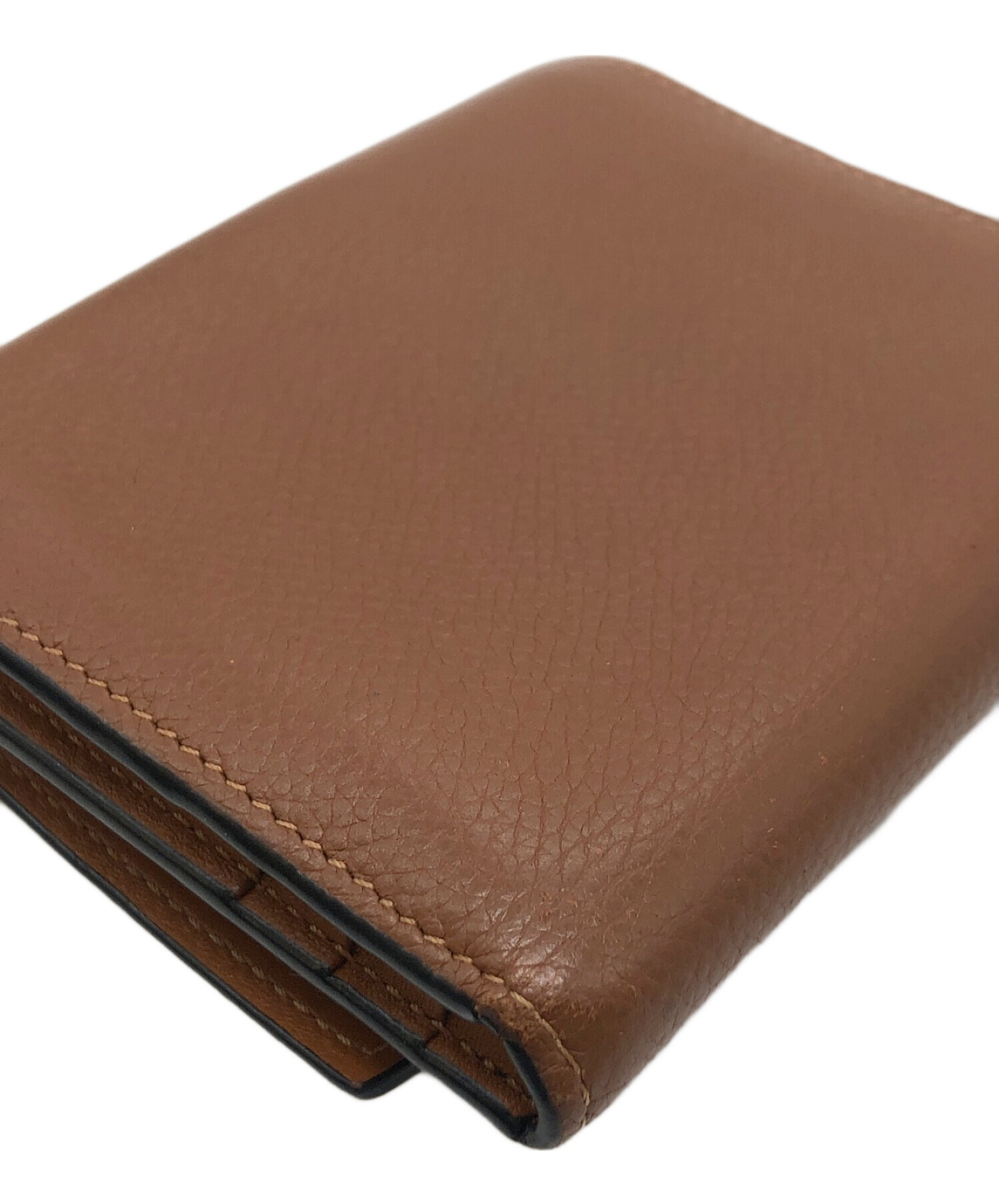 中古・古着通販】LOEWE (ロエベ) 3つ折り財布 ブラウン｜ブランド