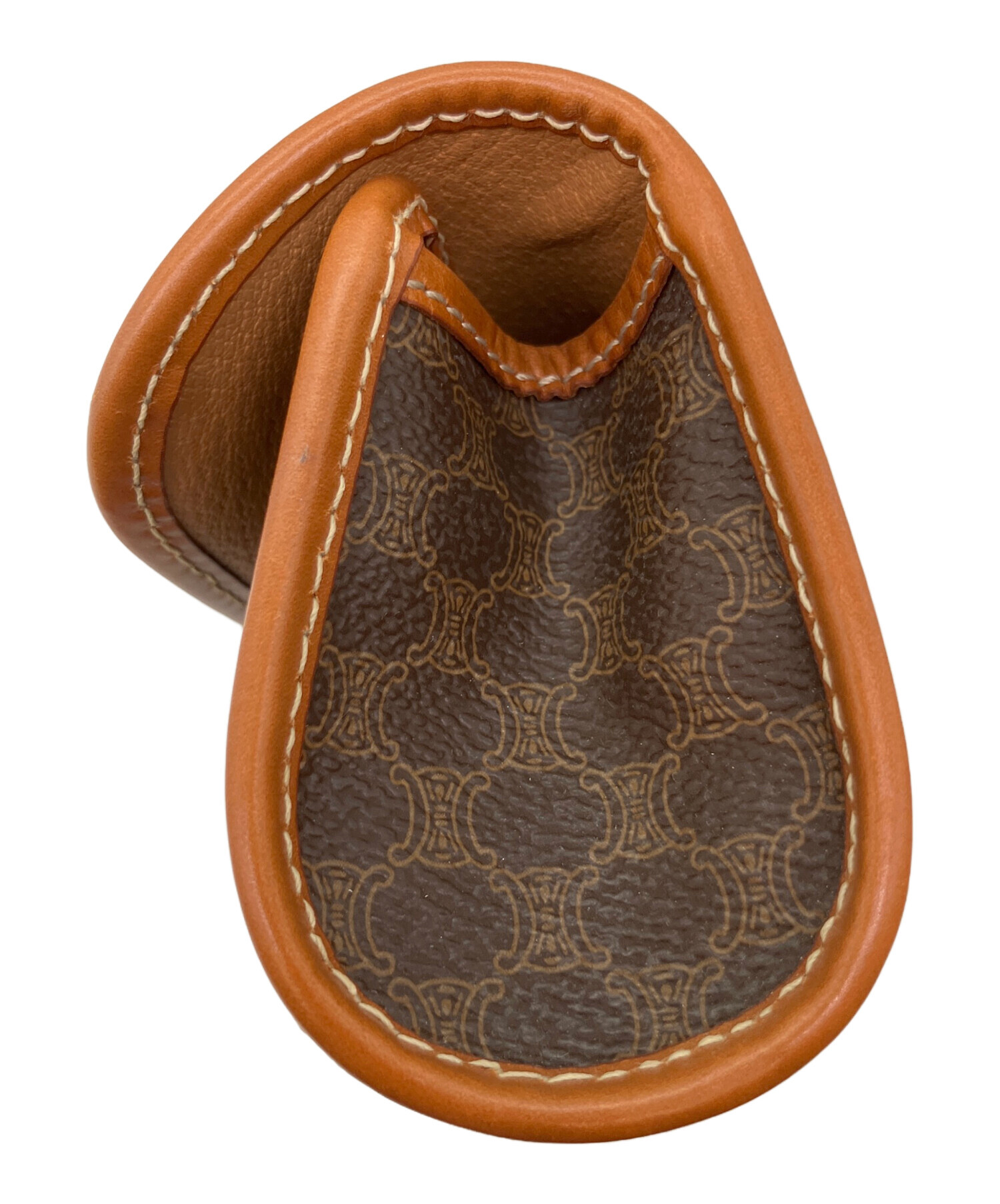 中古・古着通販】CELINE (セリーヌ) マカダム ポーチ ブラウン