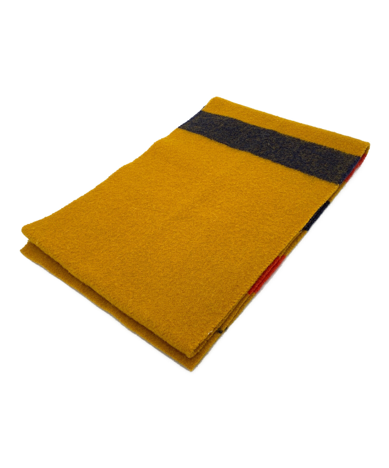 中古・古着通販】HERMES (エルメス) ロカバール マフラー イエロー