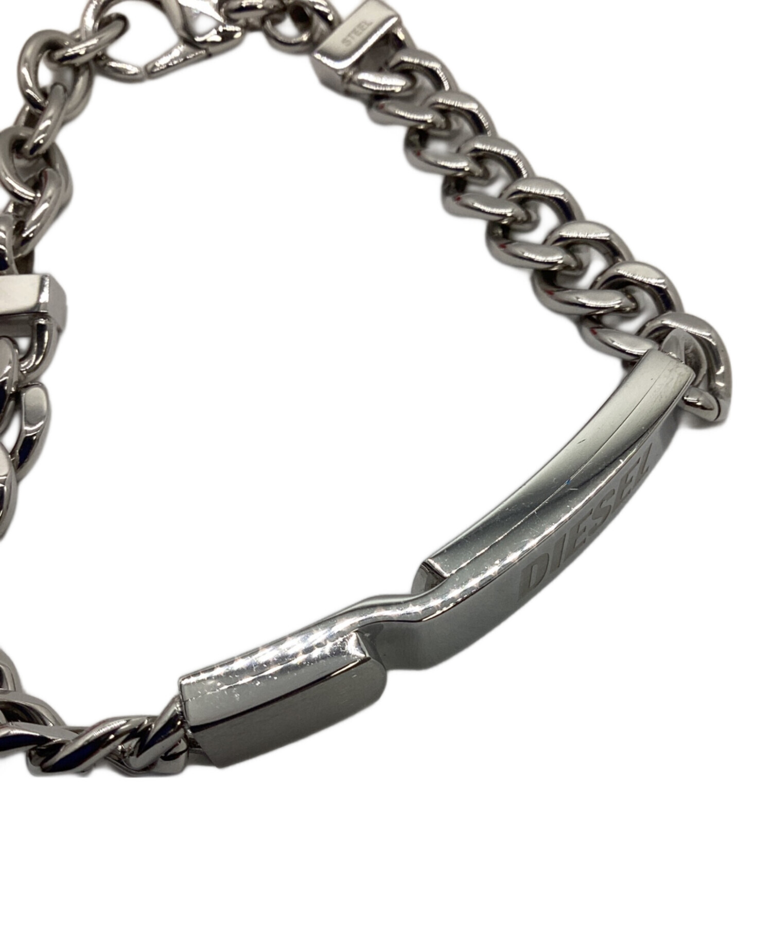 中古・古着通販】DIESEL (ディーゼル) ブレスレット シルバーカラー