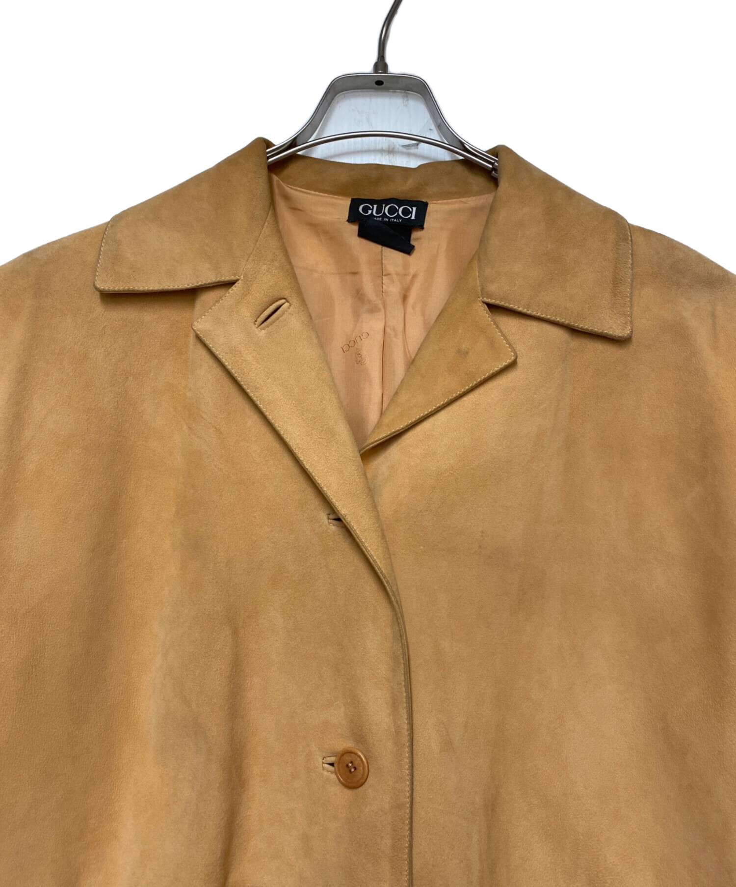 中古・古着通販】GUCCI (グッチ) テーラードジャケット オレンジ