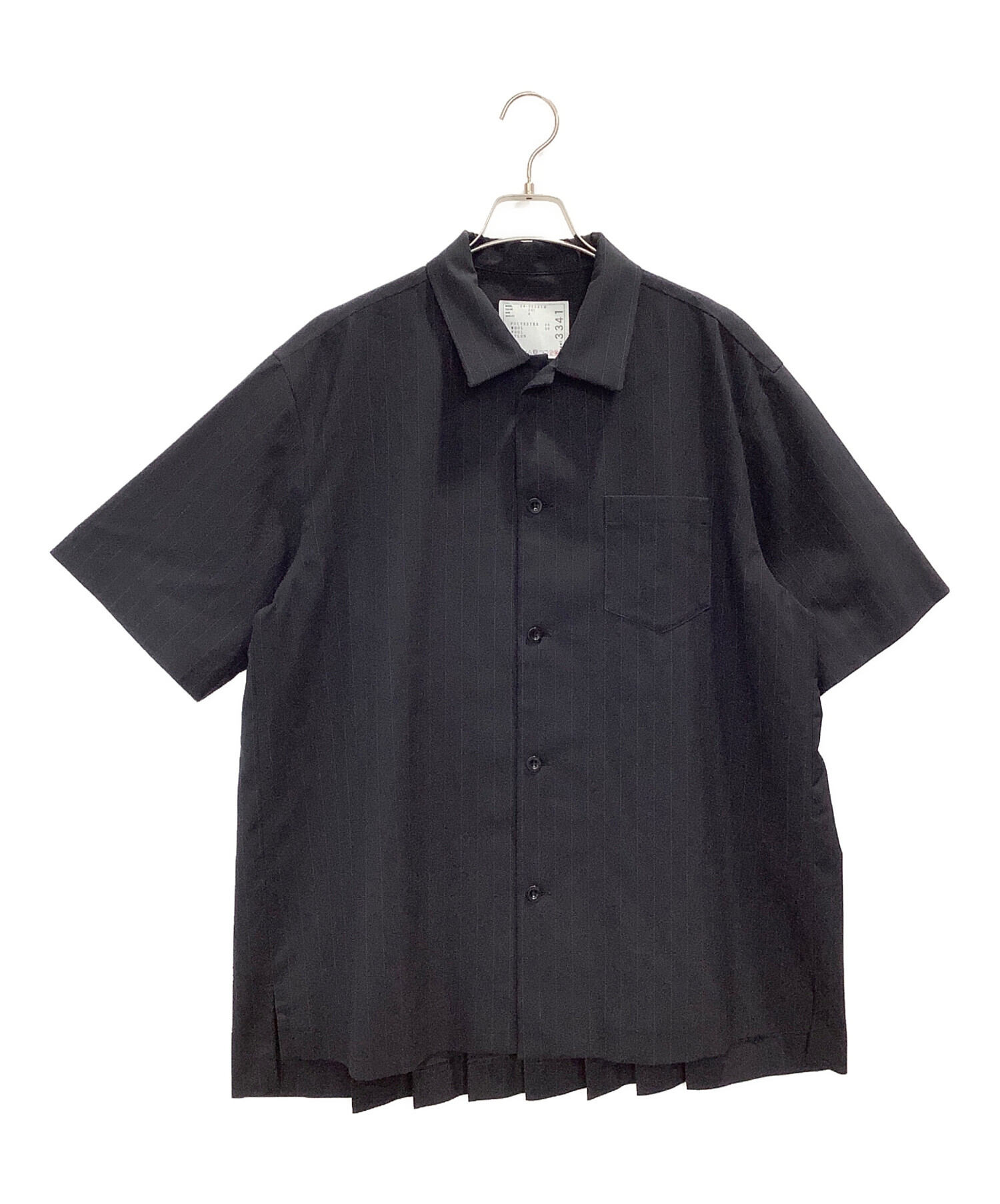 中古・古着通販】sacai (サカイ) オープンカラーシャツ ブラック