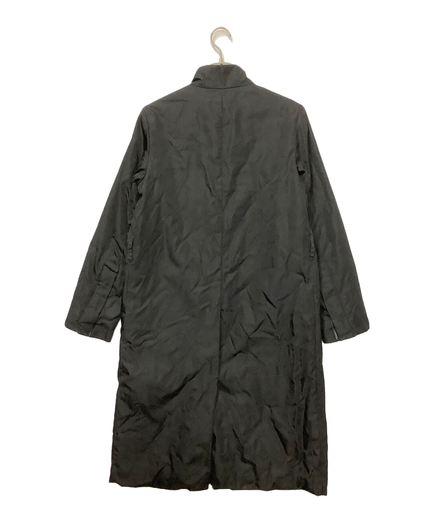 中古・古着通販】PRADA (プラダ) ナイロンコート ブラック サイズ:44