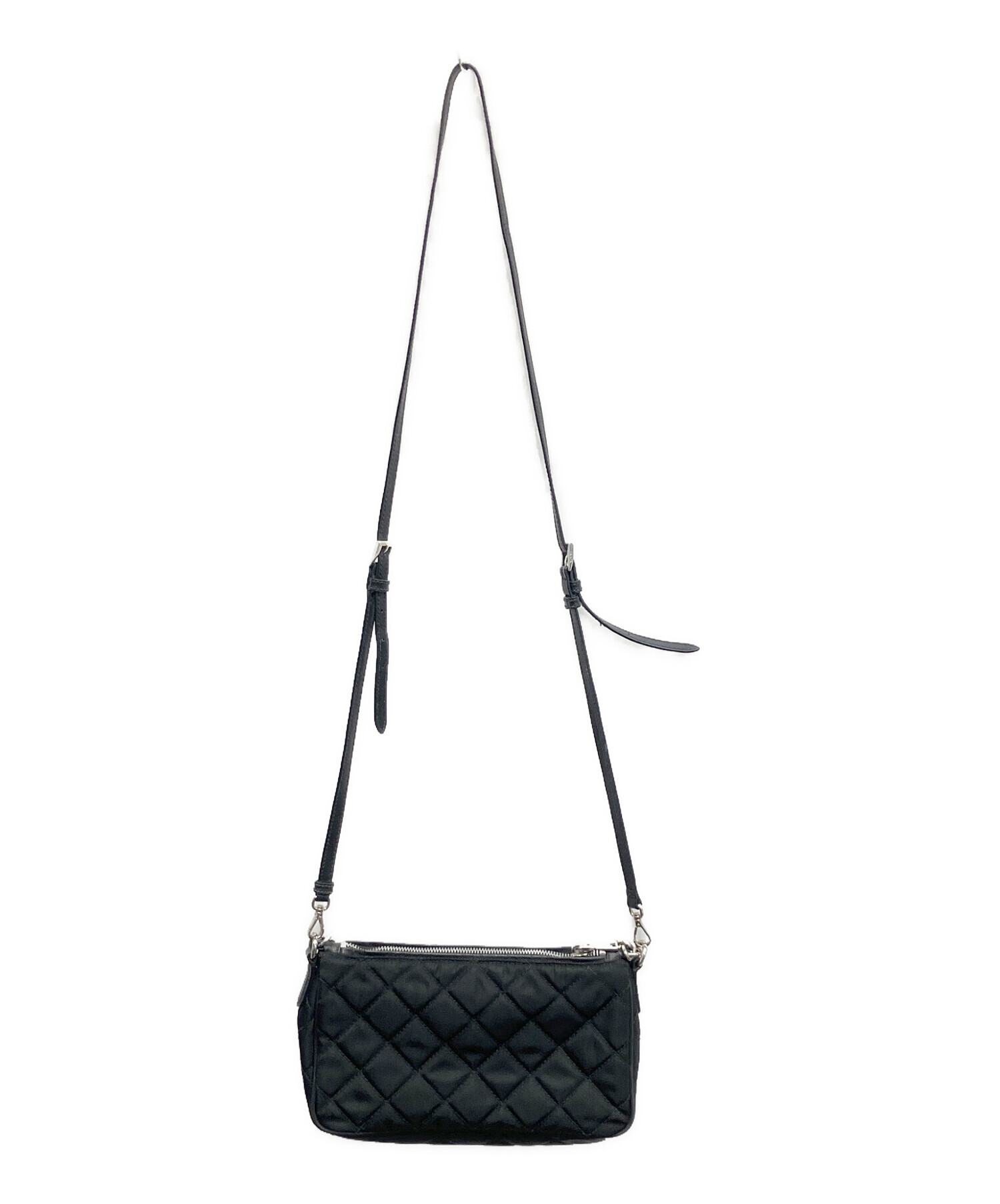 中古・古着通販】PRADA (プラダ) キルティングナイロン2WAYチェーン