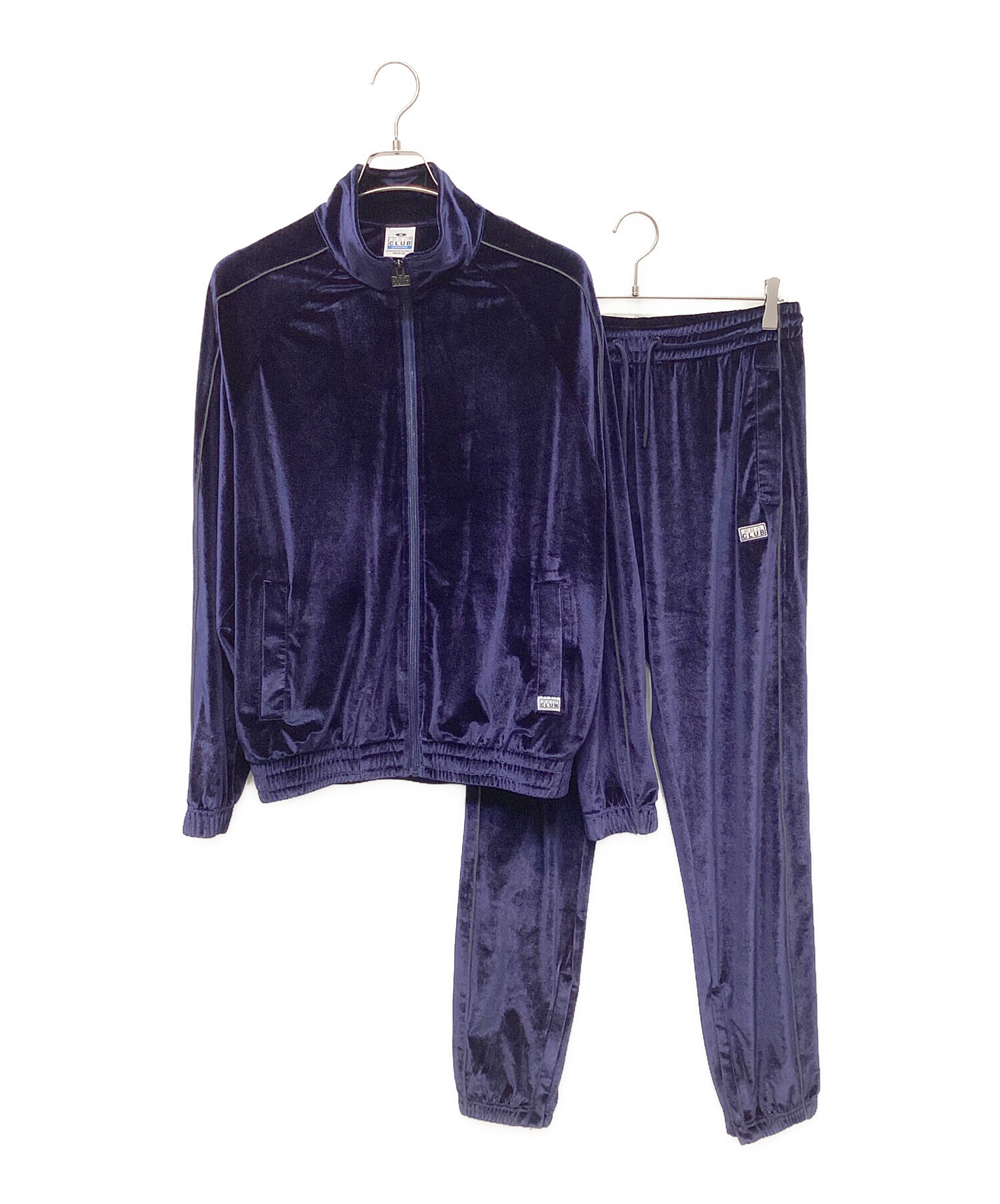 中古・古着通販】PROCLUB (プロクラブ) ベロアセットアップ ネイビー