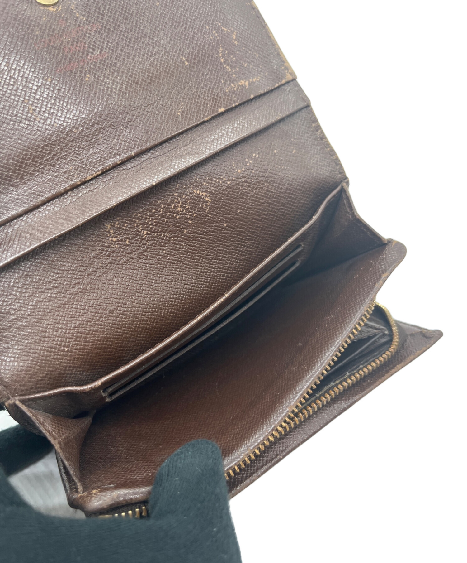 中古・古着通販】LOUIS VUITTON (ルイ ヴィトン) 二つ折り財布/ダミエ