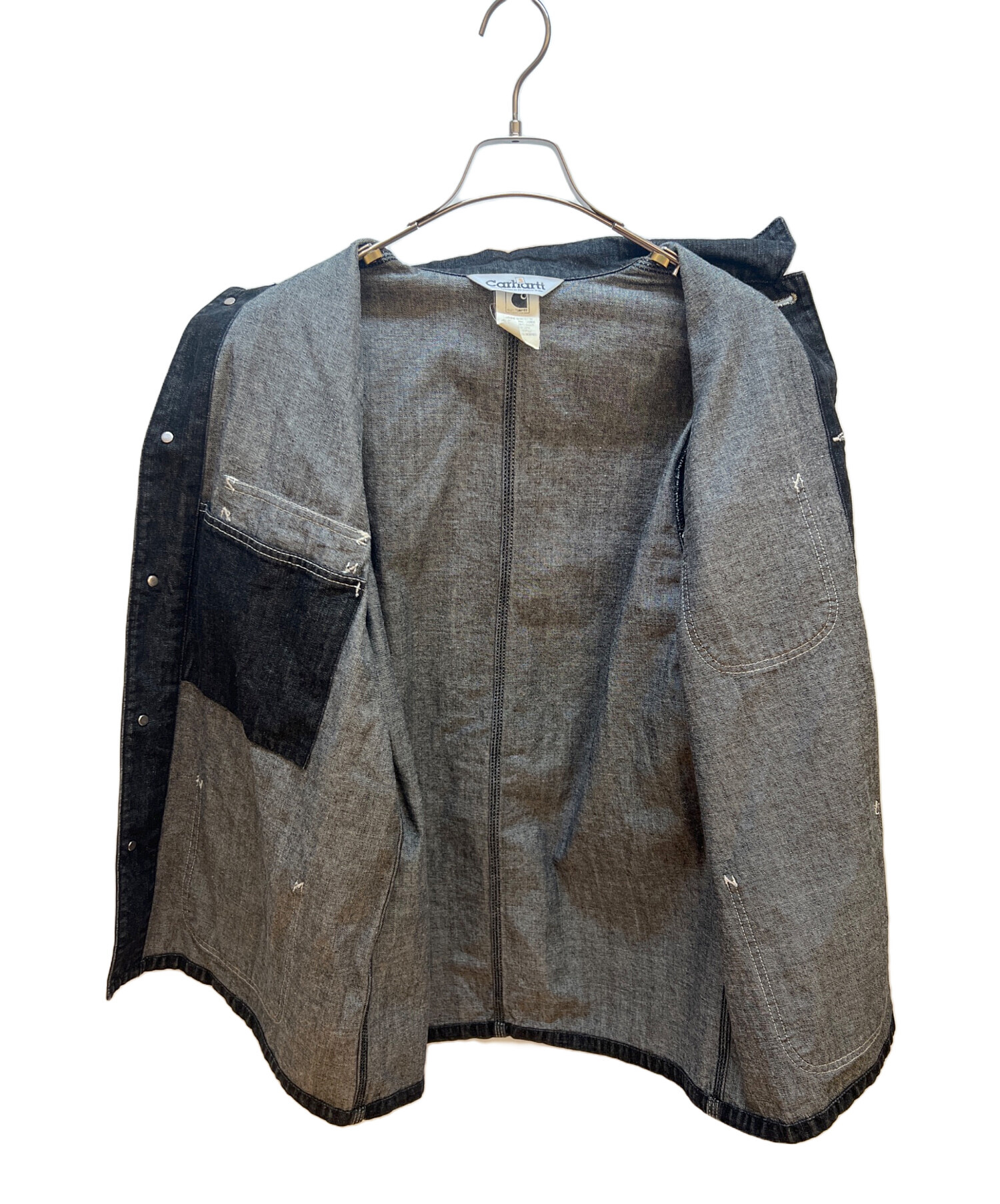 中古・古着通販】CarHartt (カーハート) カバーオール ブラック サイズ