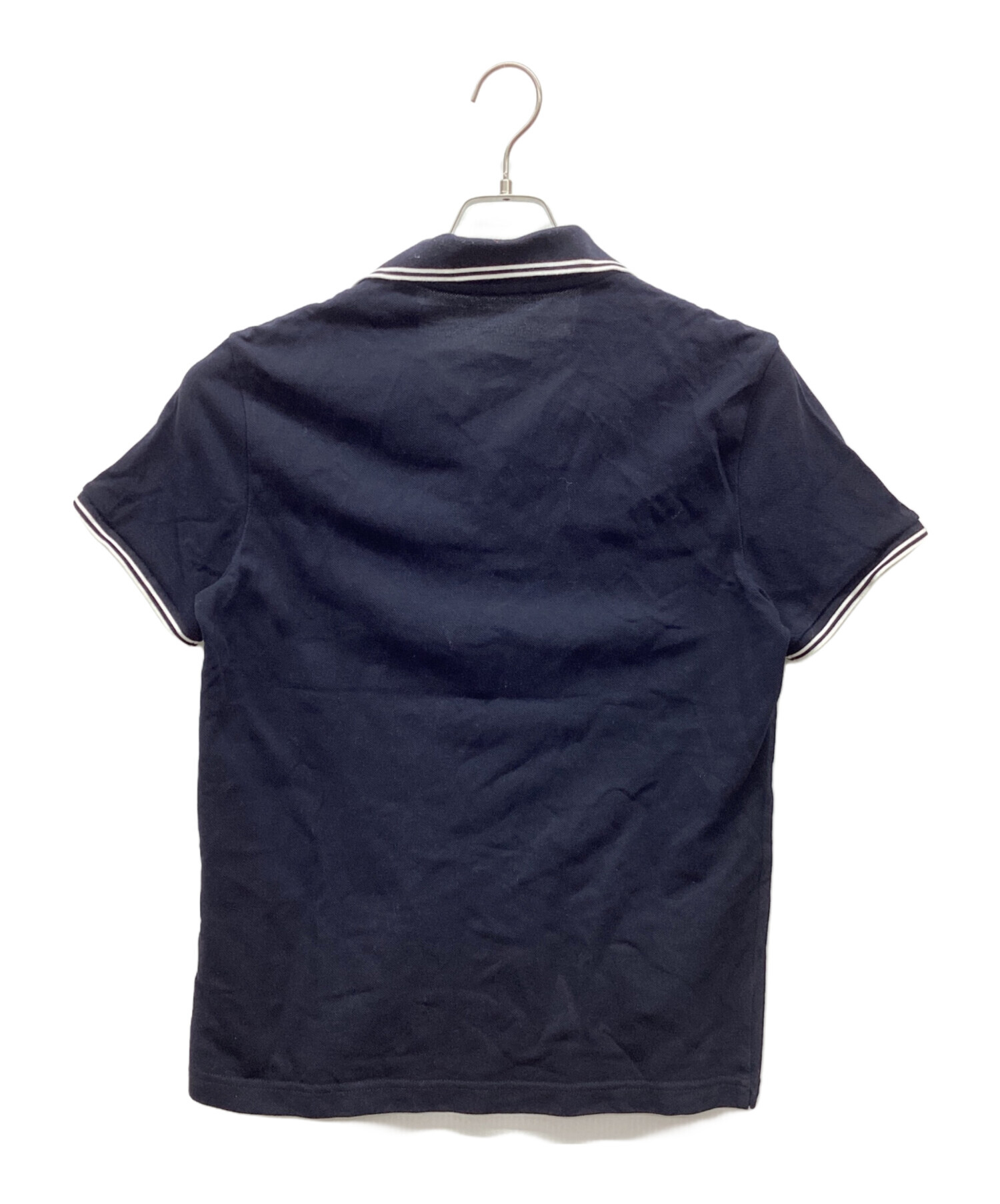 中古・古着通販】MONCLER (モンクレール) ポロシャツ ネイビー サイズ