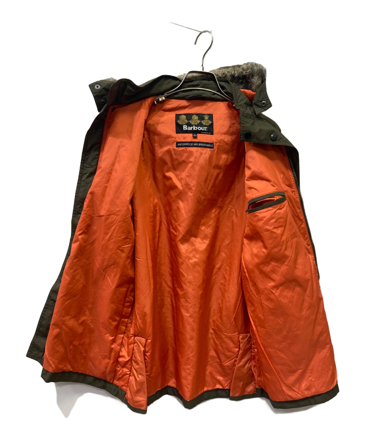 中古・古着通販】Barbour (バブアー) マウンテンパーカー オリーブ